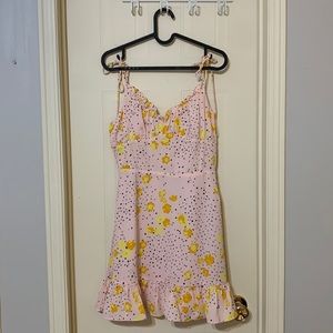 Tie up strap summer dress